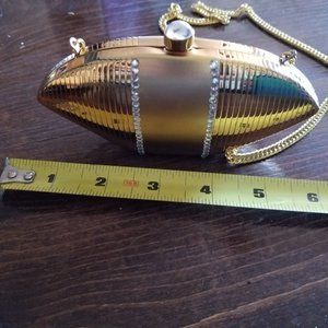 Drap Barcelona Gold Handbag Purse